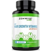 Zenwise Health Hair Growth Vitamins with DHT Blocker