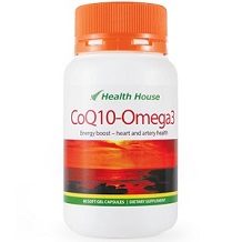Health House CoQ10-Omega 3 for Health & Well-Being