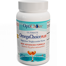 Optichoice CoQ10 Plus Omega 3 for Health & Well-Being
