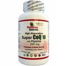 Physician Naturals Coenzyme Super CoQ10 for Health & Well-Being